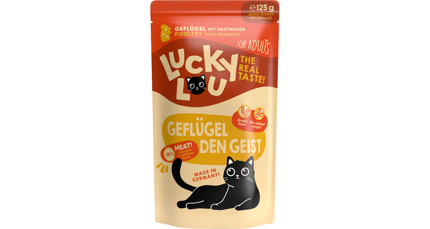 Lucky Lou Lifestage Adult s drůbežím masem 125 g