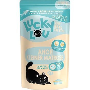 Lucky Lou Lifestage Kitten s hydinovým mäsom a pstruhom 125 g