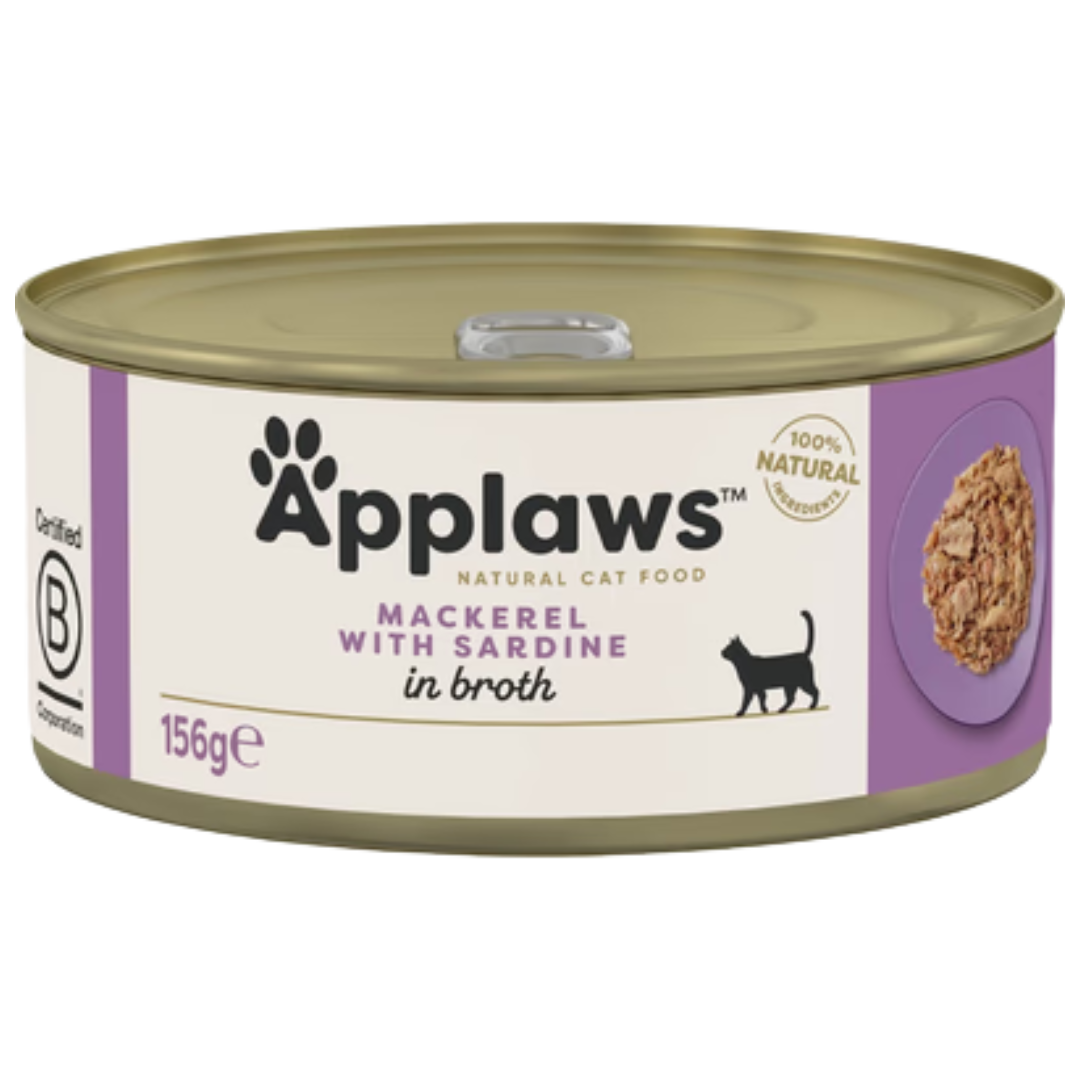 Konzerva APPLAWS Cat makrela a sardinky 70 g