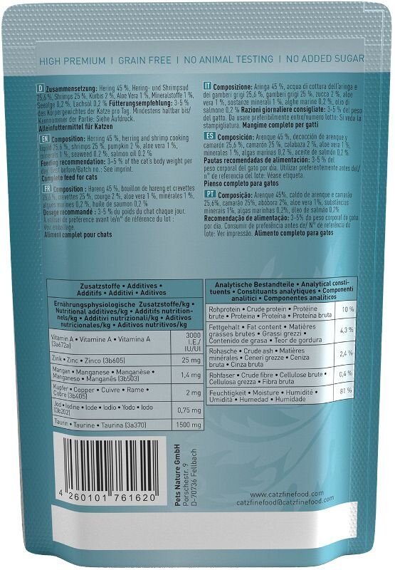 Kapsička CF No.13 - se sleďem a krevetami 85 g