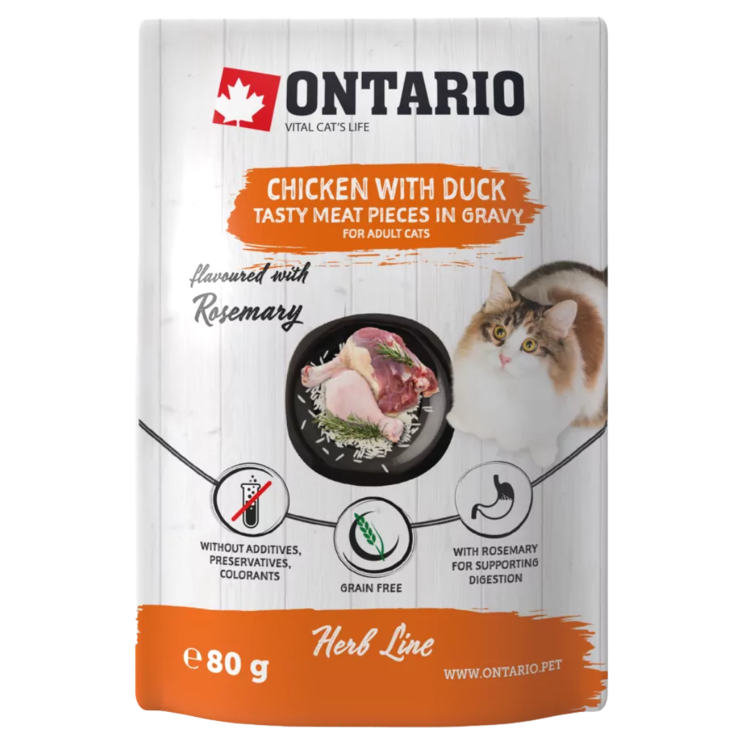 Kapsička Ontario Herb Chicken with Duck 80 g