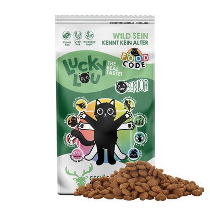 Lucky Lou Senior Geflügel &amp; Wild so zverinou 750 g