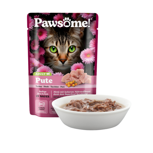Pawsome! Adult s morčacím mäsom 85 g