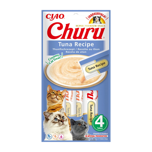 Pochoutka Churu tuňák 4 x 14 g