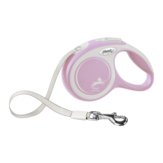 Vodítko Flexi New Comfort páska XS růžové 3 m
