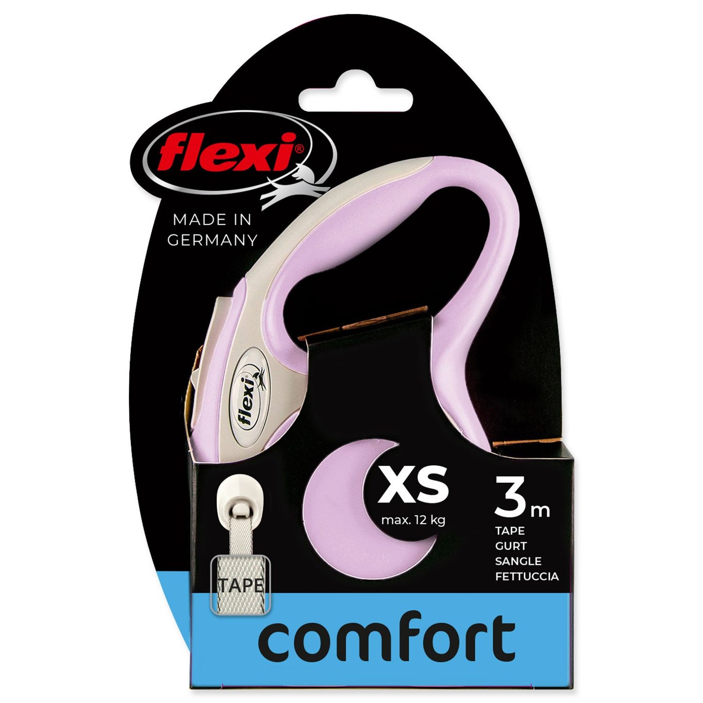 Vodítko Flexi New Comfort páska XS růžové 3 m