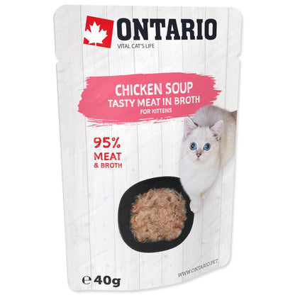Polévka Ontario Kitten kuře 40 g
