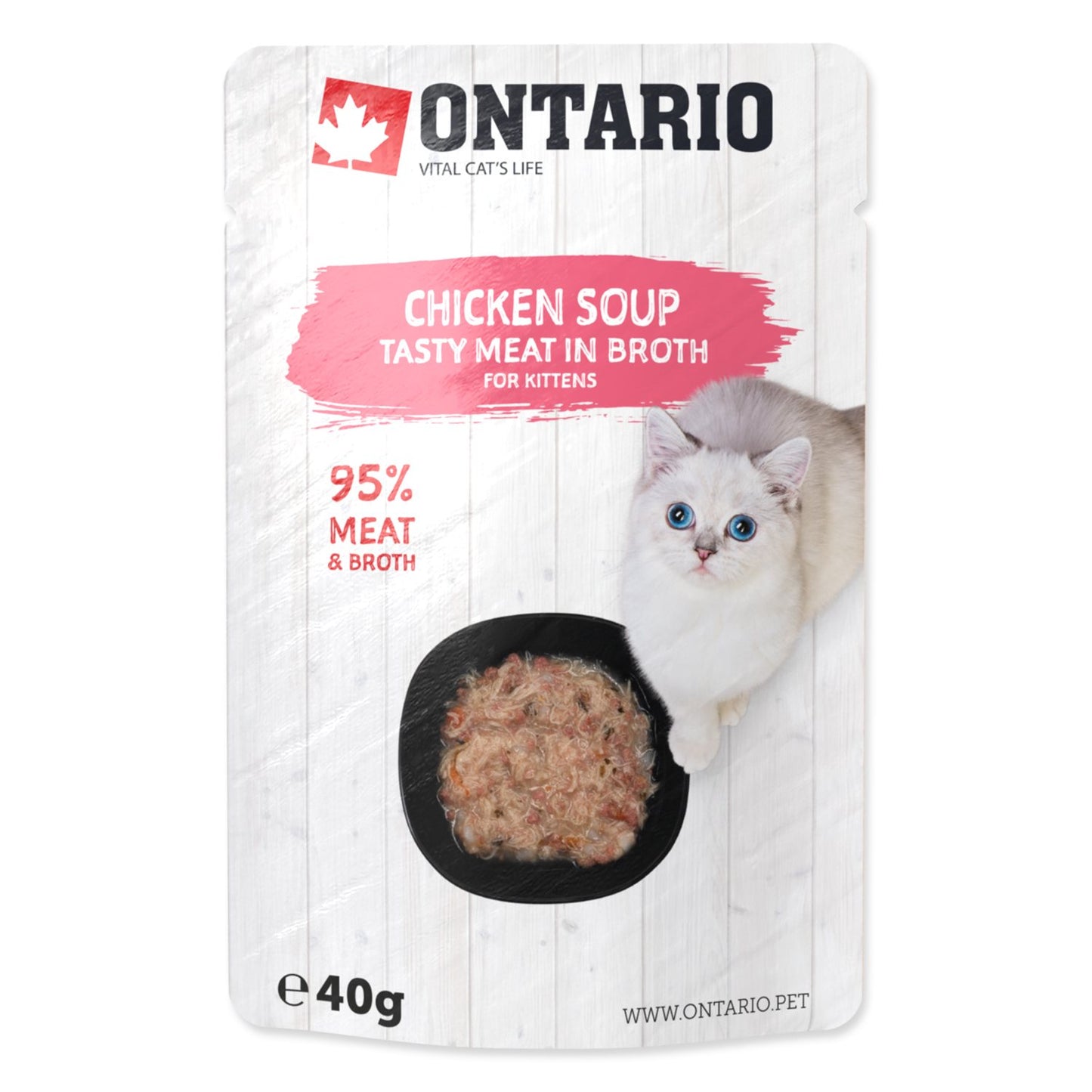 Polévka Ontario Kitten kuře 40 g