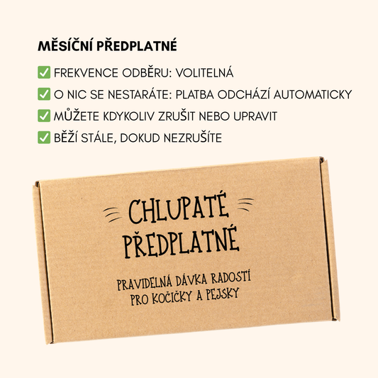Psie predplatné - mesačné, na mieru
